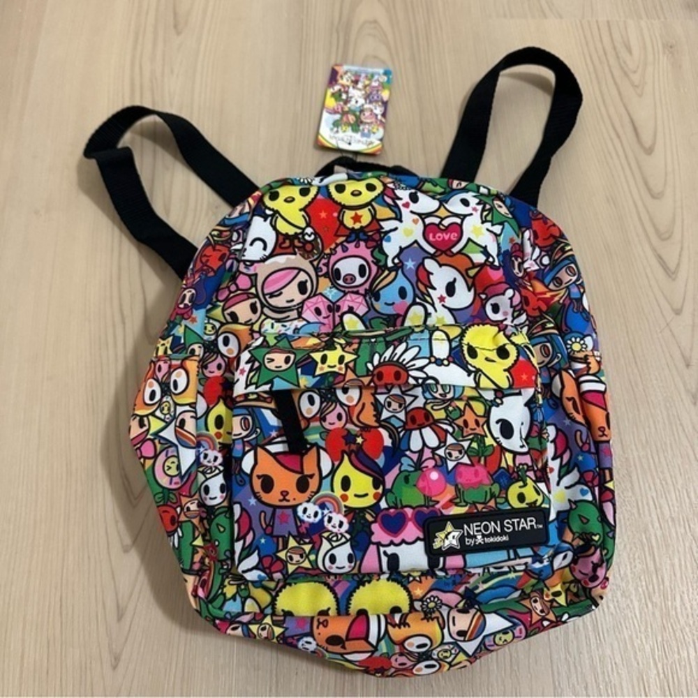 Neon Star by TokiDoki mini backpack NWT